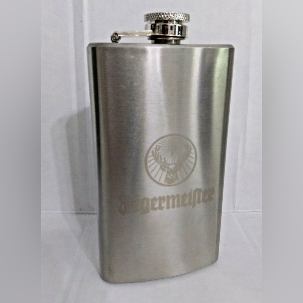 Jägermeister 6oz Stainless Steel Flask